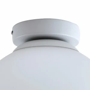 Clearance Lindby Meriala plafonnier blanc, verre Ø 25 cm