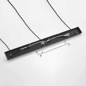 Best Lindby Metehan Suspension à trois lampes, noir