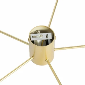 Fashion Lindby plafonnier Valisa, doré, à 5 lampes