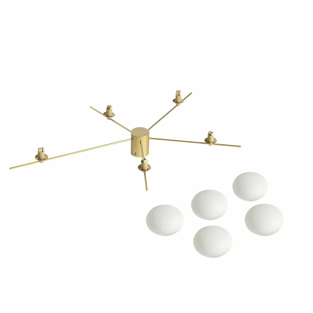 lindby_plafonnier_valisa_dor___lampes_5.webp Fashion Lindby plafonnier Valisa, doré, à 5 lampes