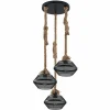 Store Lindby Rabia suspension à 3 lampes, en faisceau