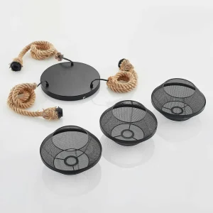 Store Lindby Rabia suspension à 3 lampes, en faisceau