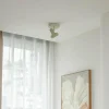 Flash Sale Lindby spot pour plafond Huby, à 1 lampe, crème/vert clair, fer