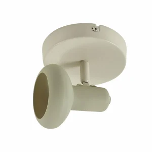 Flash Sale Lindby spot pour plafond Huby, à 1 lampe, crème/vert clair, fer