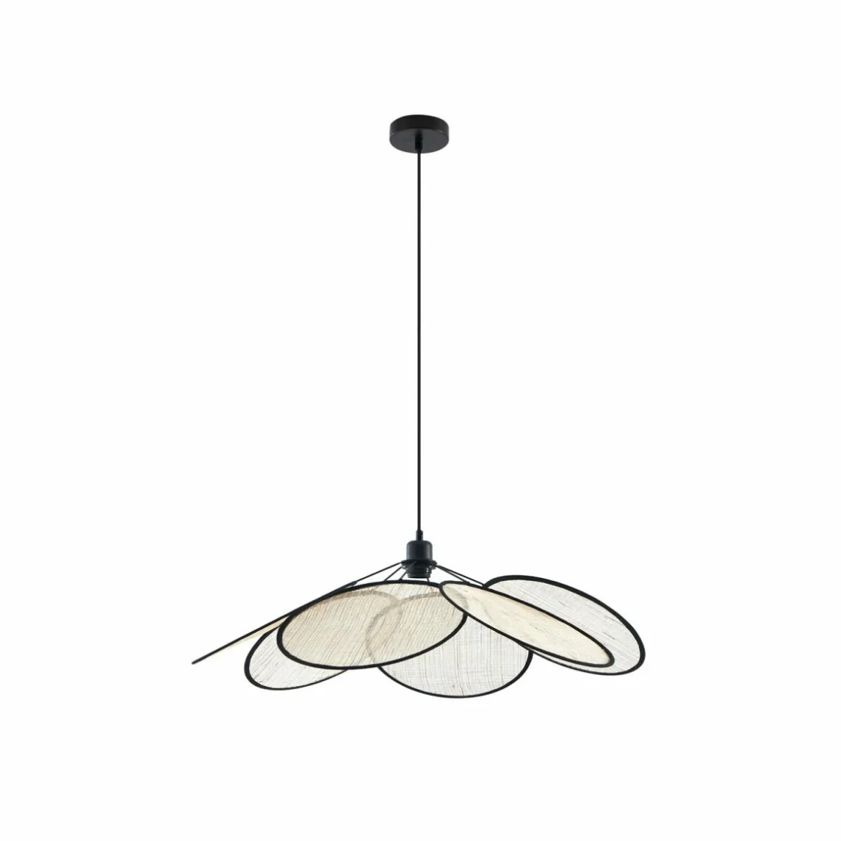 lindby_suspension_astraia_naturelnoir_lin___cm_0.webp Flash Sale Lindby suspension Astraia, naturel/noir, lin, Ø 80 cm