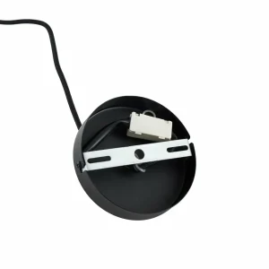 Flash Sale Lindby suspension Astraia, naturel/noir, lin, Ø 80 cm