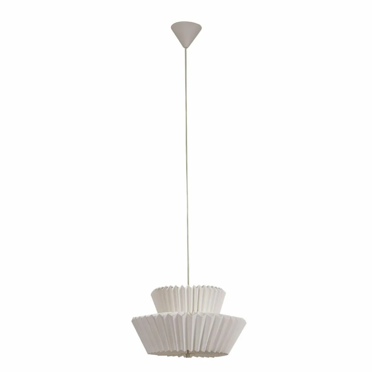 lindby_suspension_magali_blanc_papier___cm_e_1.webp Clearance Lindby suspension Magali, blanc, papier, Ø 45 cm, E27