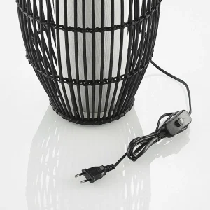 Flash Sale Lindby Svejamira lampe à poser, bambou, ventre