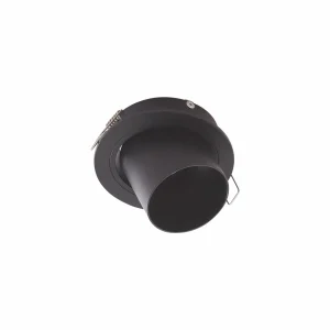 Store Lindby Thorid downlight, noir, à 1 lampe