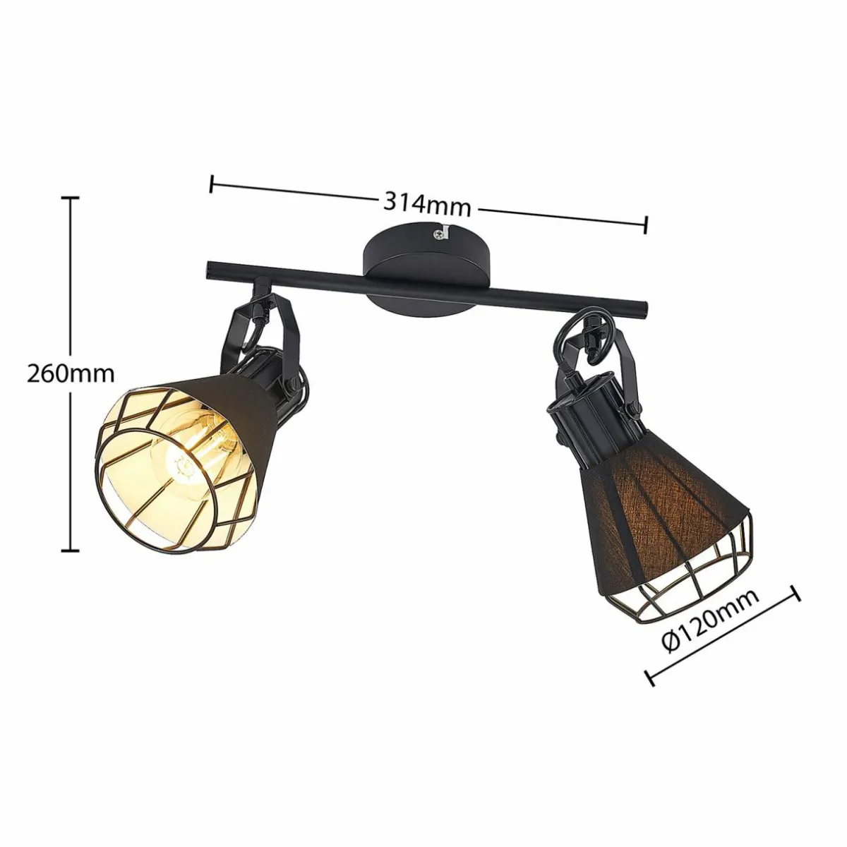 lindby_yusei_spot___lampes_4.webp Cheap Lindby Yusei spot à 2 lampes