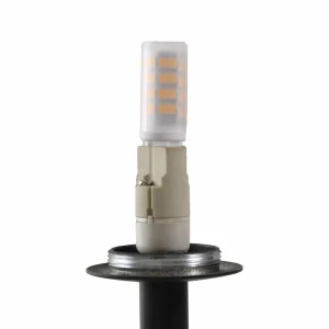 Store Lucande lampe sur pied Visata, noir, verre, 3 lampes à 3 pieds