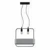 Best Lucande Teona suspension béton, à 2 lampes