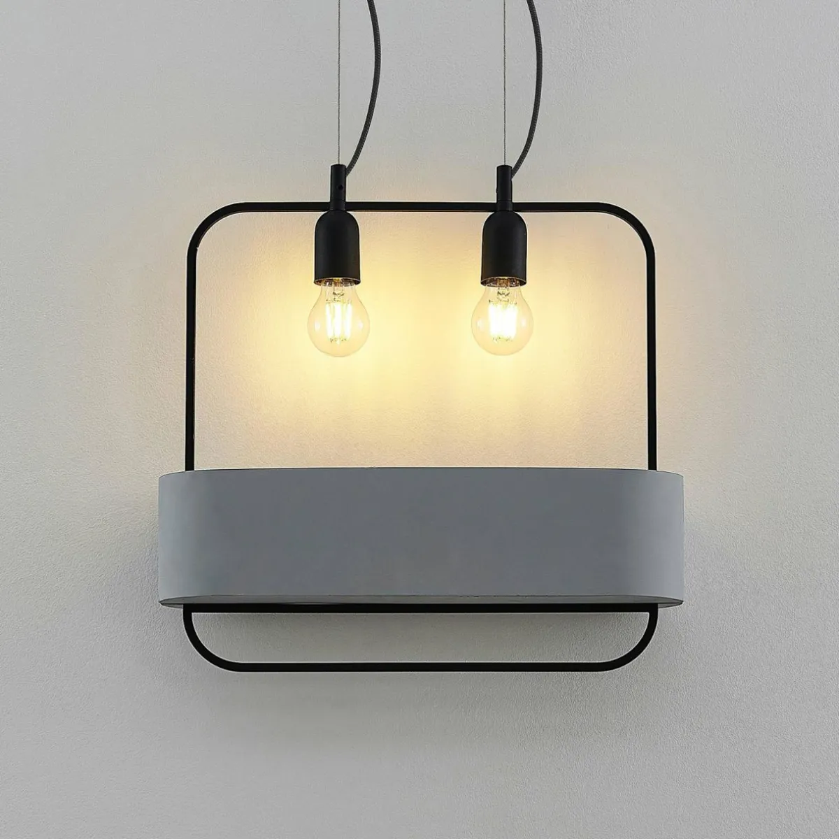 lucande_teona_suspension_bton___lampes_2.webp Best Lucande Teona suspension béton, à 2 lampes