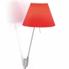 Sale Luceplan Costanzina applique aluminium, rouge