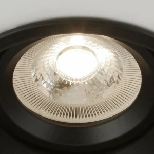 Sale Searchlight Luminaire encastrable Slim Trim, noir, Ø 9,4 cm, IP20, aluminium, GU10