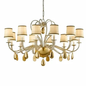 Outlet Masiero Lustre ANOUK crème, diamètre 115 cm