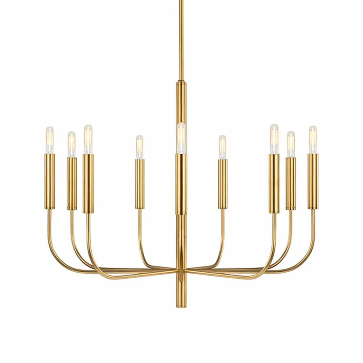 lustre_brianna__neuf_lampes_laiton_bruni_0.webp Clearance FEISS Lustre Brianna à neuf lampes laiton bruni