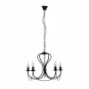 Discount ONLI Lustre Candela, noir, à 5 lampes