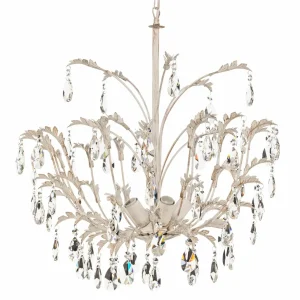Shop ONLI Lustre Cesta, cinq lampes avec cristaux
