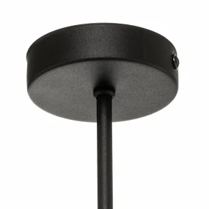 Clearance TK Lighting Lustre Chicago, abat-jour lin, six lampes