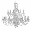 Outlet Searchlight Lustre cristal à 18 lampes HALE