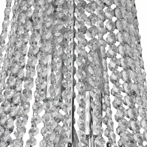 Discount Searchlight Lustre en cristal Versailles chromé 55 cm