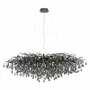 Best Sale Paul Neuhaus Lustre Icicle, noir, suspension en verre, longueur 150 cm