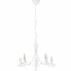 Sale Lamkur Lustre Kandela, à cinq lampes, blanc