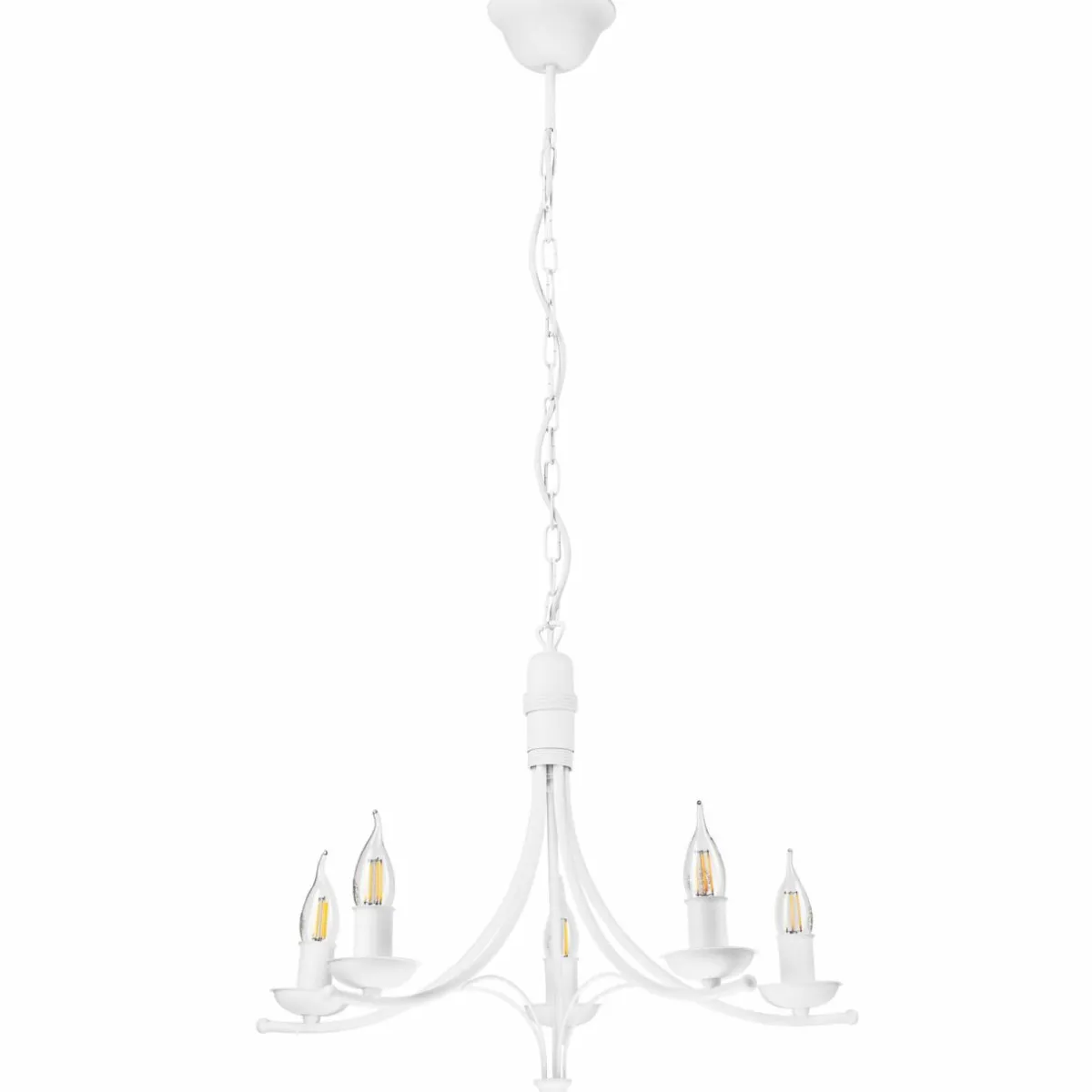 lustre_kandela__cinq_lampes_blanc_0.webp Sale Lamkur Lustre Kandela, à cinq lampes, blanc