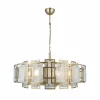 Online Lucea Lustre Karmella, Ø 65 cm laiton ancien à 8 lampes