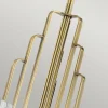 Outlet Quintiesse Lustre Kimrose, à 6 lampes, laiton
