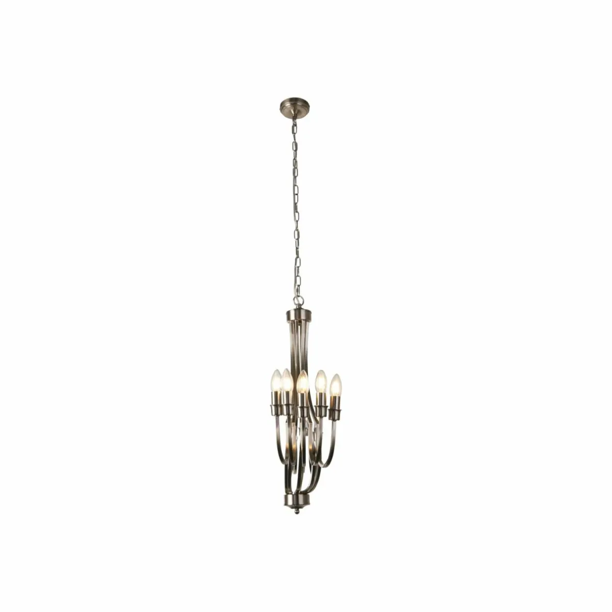 lustre_lodge___lampes_argent_0.webp Fashion Searchlight Lustre Lodge, à 8 lampes, argenté