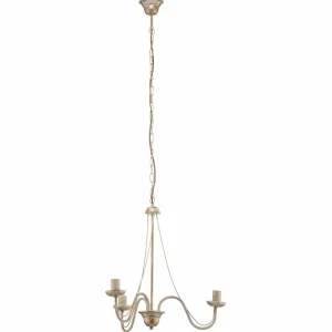 Sale HELAM Lustre Malbo à 3 lampes en blanc