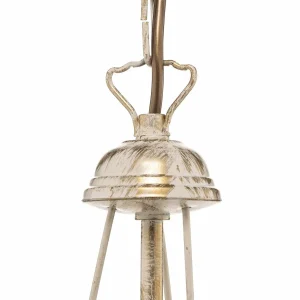 Sale HELAM Lustre Malbo à 3 lampes en blanc