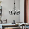 Store HELAM Lustre Malbo à 5 lampes en noir