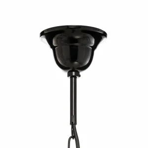 Best Sale Lamkur Lustre Mary avec cinq abat-jour, noir/blanc