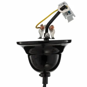 Best Sale Lamkur Lustre Mary avec cinq abat-jour, noir/blanc