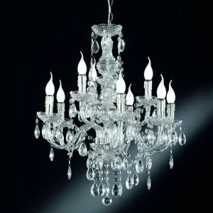 Outlet Reality Leuchten Lustre Perdita finition chromée