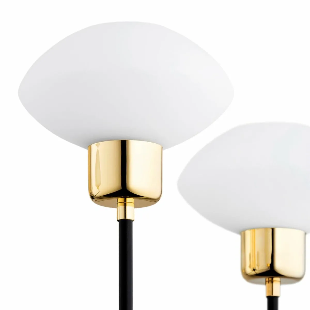 lustre_ravello___lampes_noirblancor_1.webp Shop Argon Lustre Ravello, à 5 lampes, noir/blanc/or