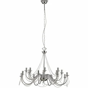 Cheap Domiluce Lustre Retro, à 16 lampes, chromé