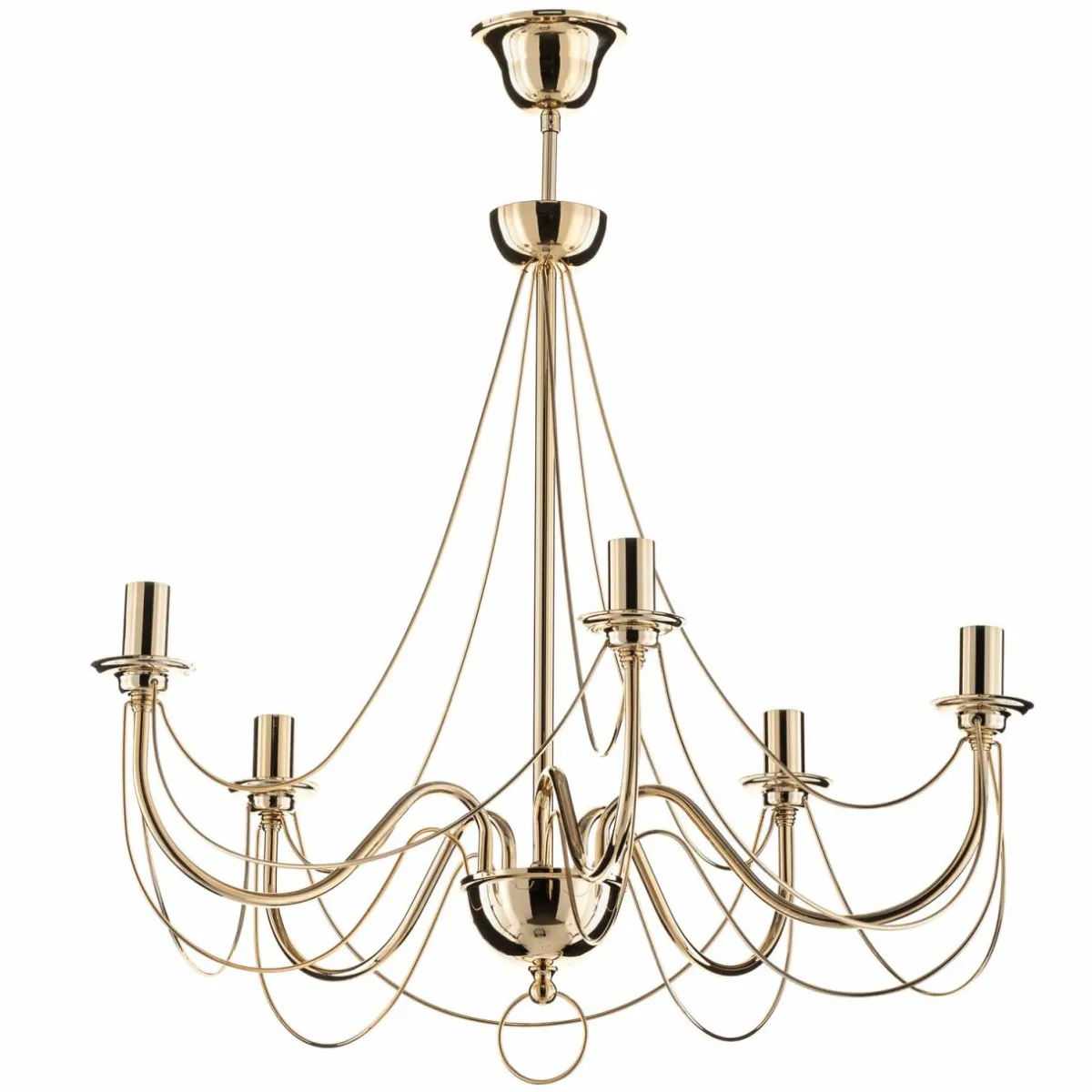 lustre_retro___lampes_cm_dor_1.webp Best Domiluce Lustre Retro, à 5 lampes 75 cm, doré