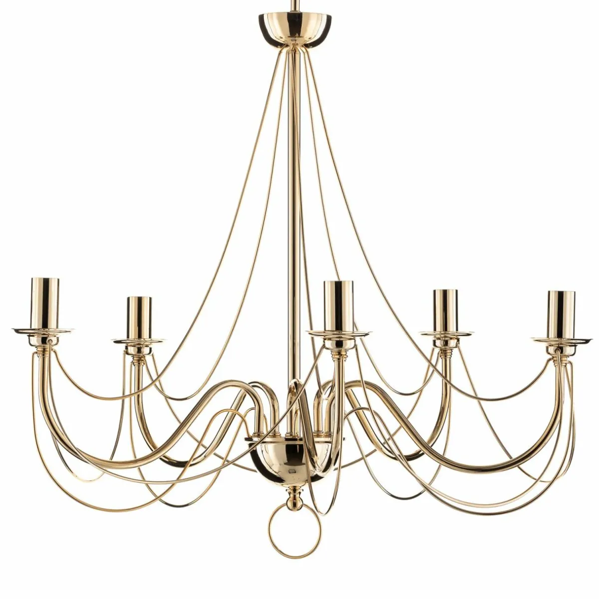 lustre_retro___lampes_cm_dor_3.webp Best Domiluce Lustre Retro, à 5 lampes 75 cm, doré