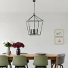 Clearance Opviq Lustre Till 13251, noir, métal, à 4 lampes