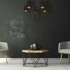 Online Eko-Light Lustre Victoria abat-jour tissu, noir/doré