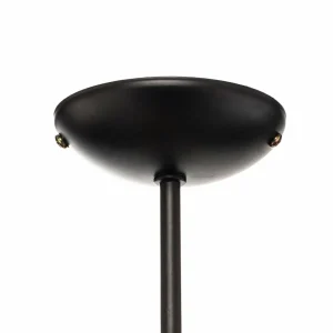 Online Eko-Light Lustre Victoria abat-jour tissu, noir/doré