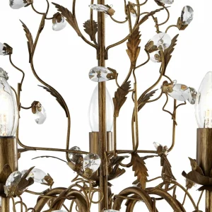Best Sale Searchlight Magnifique lustre Almandite 5 fl.