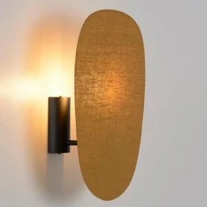 New MARKET SET Applique murale Screen 70's, hauteur 40 cm, curry, textile