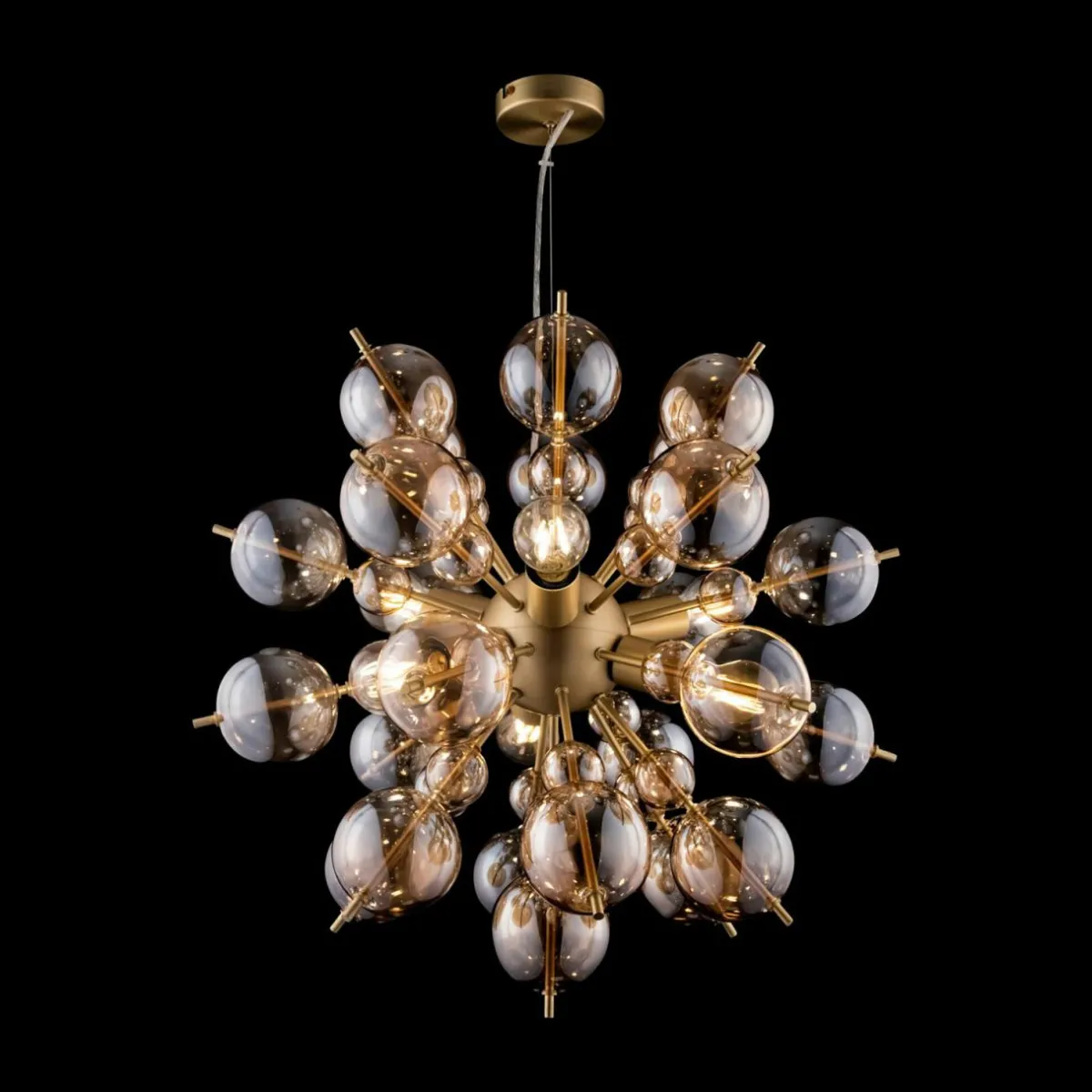 maytoni_bolla_suspension_verre_laitonambre_0.webp Clearance Maytoni Bolla suspension verre laiton/ambre