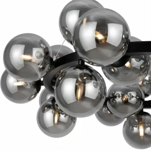 Best Sale Maytoni Dallas Suspension à 25 flammes, longue, noire