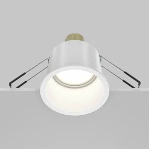 Cheap Maytoni downlight encastré Reif, blanc/blanc, Ø 6,8 cm, aluminium